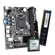 Kit Placa Mãe H61 1155 Processador Core I5 2400 4Gb Ram 1600