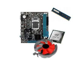 Kit Placa Mãe H81 + Processador I3 4150 + Memoria 8 Gb Ddr3 + Cooler - SGMPC