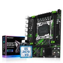 Kit Placa Mãe Machinist X99 Pr9 + Processador Xeon E5 2670 v3 Kit Placa Mãe Machinist X99 Pr9 + Processador Xeon E5 2670 v3