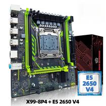 Kit Placa-Mãe X99-8D4 ZSUS com Intel Xeon E5 2650 V4, 16GB DDR4 RAM e NVMe M.2 SATA