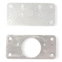 Kit Placa Reparo Dobradiça Porta Armário MDF