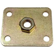 Kit Placa Reta com Porca 50 X 60 2 Unidades - Minubras Kit Placa Reta com Porca 50 X 60 2 Unidades - Minubras