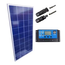 Kit Placa Solar 155w RS9E155M Controlador 10a Lcd
