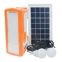 Kit Placa Solar MP3 com 2 lâmpadas, Radio e Carregador - Ecosoli