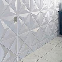 Kit Placas 3D Decorativa 20 Peças Revestimento Plástico PVC Auto Relevo Bruxelas Estrelar Kit Placas 3D Decorativa 20 Peças Revestimento Plástico PVC Auto Relevo Bruxelas Estrelar