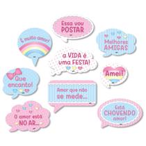 Kit Placas Chuva de Amor Kit Placas Chuva de Amor