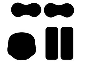 Kit Placas Contenção Abdômen Cintura Dorso Recuperação Pós Cirúrgico