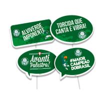 Kit Placas Divertidas - Palmeiras - 4 unidades - Festcolor - Rizzo