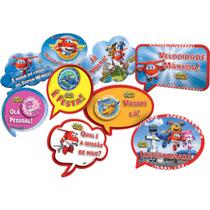 Kit Placas Festa Super Wings 9 Uni Festcolor - Inspire sua Festa Loja Kit Placas Festa Super Wings 9 Uni Festcolor - Inspire sua Festa Loja