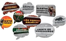 Kit placas jurassic world 2 c/09un festcolor Kit placas jurassic world 2 c/09un festcolor