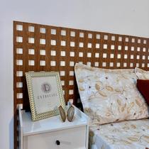 Kit Placas Muxarabi Revestimento De Parede 3d Madeira Mdf