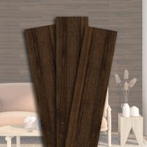 Kit Placas Painel Revestimento De Parede Efeito Madeira Montável