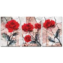 Kit Placas Quadros Decorativos 3 pçs MDF 20x30 Floridas Kit Placas Quadros Decorativos 3 pçs MDF 20x30 Floridas