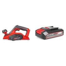 Kit Plaina a Bateria Te-Pl 18/82 Li com Bateria Power-X-Change 18V 2,5 Ah Li Einhell Preto Kit Plaina a Bateria Te-Pl 18/82 Li com Bateria Power-X-Change 18V 2,5 Ah Li Einhell Preto