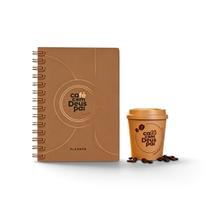 Kit Planner Permanente Café Com Deus Pai e Copo Café Com Deus Pai Oficial Kit Planner Permanente Café Com Deus Pai e Copo Café Com Deus Pai Oficial
