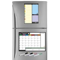 Kit Planner Semanal + Mensal Quadro Magnético Imã + Canetas Kit Planner Semanal + Mensal Quadro Magnético Imã + Canetas