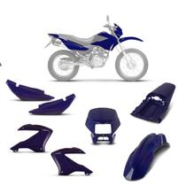 Kit Plástica Carenagem Completo Para Moto Nxr Bros 125 / 150 Ano 2003, 2004, 2005, 2006, 2007, 2008