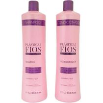 Kit Plástica dos Fios Cadiveu Shampoo 1L + Condicionador 1L Linha Lavatório - Cadiveu profissional