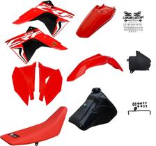 Kit Plástico Amx Adaptável C/ Adesivo Crf 230 P/ Xr 200/250 Bros 125/150