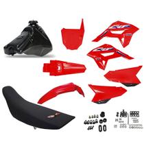 Kit Plástico Amx F21 Adaptável Completo Crf 230 P/ Xr 200 Xr 250 Tornado