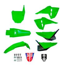 Kit Plástico Amx F25 Crf 230 C/ Number Plate Trilha Motocross