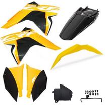 Kit Plástico Amx Premium Com Adesivos Crf 230 2008 a 2019