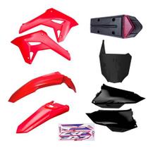 Kit Plástico Amx Roupa Crf 250f Com Led, Number F21 E Adesiv