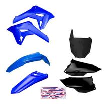 Kit Plástico Amx Roupa Crf 250f Com Number F21 E Adesivos