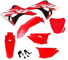 Kit Plástico Biker Elite Adesivos c/ Number Plate Next Crf 230
