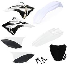 Kit Plástico Biker Elite Adesivos c/ Number Plate Next Crf 230 Kit Plástico Biker Elite Adesivos c/ Number Plate Next Crf 230
