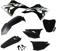 Kit Plástico Biker Elite Adesivos c/ Number Plate Next Crf 230