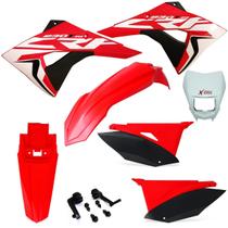 Kit Plástico Biker Elite Crf 230 Adesivos Carenagem Farol X cell