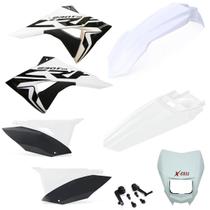 Kit Plástico Biker Elite Crf 230 Adesivos Carenagem Farol X cell