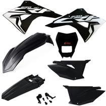 Kit Plástico Biker Elite Crf 230 Adesivos Carenagem Farol X cell