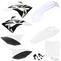 Kit Plástico Biker Elite Honda Crf 230 2008 a 2019 Com Number Plate e Adesivos