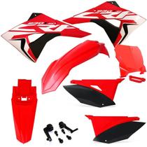 Kit Plástico Biker Elite Honda Crf 230 2008 a 2019 Com Number Plate e Adesivos