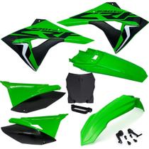 Kit Plástico Biker Elite Honda Crf 230 2008 a 2019 Com Number Plate e Adesivos Kit Plástico Biker Elite Honda Crf 230 2008 a 2019 Com Number Plate e Adesivos