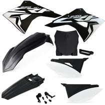 Kit Plástico Biker Elite Honda Crf 230 2008 a 2019 Com Number Plate e Adesivos
