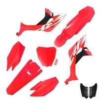 Kit Plástico Biker Evo Crf 250f Com Adesivos e Number Plate Next