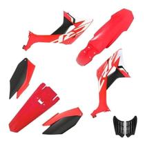 Kit Plástico Biker Evo Crf 250f Com Adesivos Kit Plástico Biker Evo Crf 250f Com Adesivos