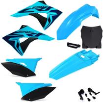 Kit Plástico Biker Next Crf 230 Com Number Plate F1rst e Adesivos