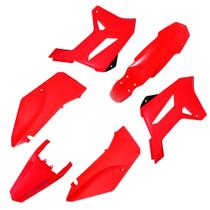 Kit Plastico Biker R1De Xr 250 Tornado - Vermelho