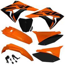 Kit Plástico Carenagem Biker Next Crf 230 Com Number Plate e Adesivos