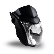Kit Plástico Carenagem Com Farol Bloco Óptico Resistente Frente Moto Honda Titan 150 Esd Ex 14 E 15
