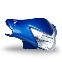 Kit Plástico Carenagem Com Farol Completa Bloco Óptico Resistente Moto Honda Biz 125 Ks Es 2006
