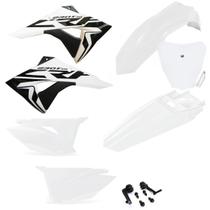 Kit Plástico Carenagem Crf 230 Biker Next Com Number Plate e Adesivos