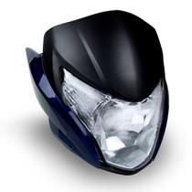 Kit Plástico Carenagem Farol Completa Bloco Óptico Resistente Frente Moto Honda Titan 150 EX 2012