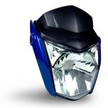 Kit Plástico Carenagem Farol Frente Moto Bloco Óptico Resistente Bananinha Honda Titan 150 Ex 2014