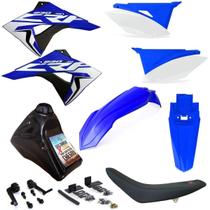 Kit Plástico Completo Biker Crf 230 Adaptável Xre 300 Nxr Bros 150 Injetada