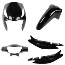 Kit Plastico Completo Biz 125 Preto 2006 a 2010